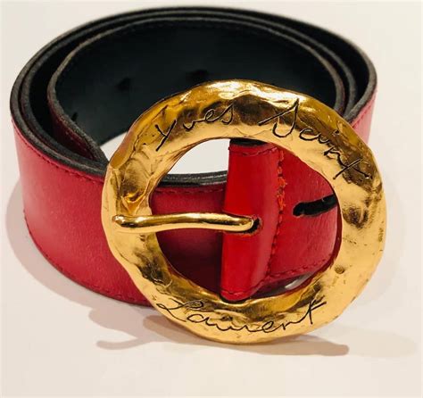 ysl belt logo|ysl belt vintage.